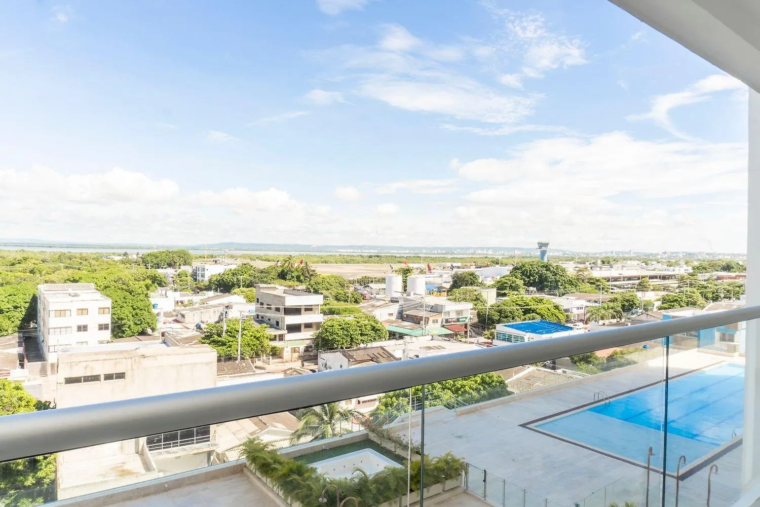 Cb741 Hermosa Suite 10Min-Centro Balcon Privado Kartagena 0*,